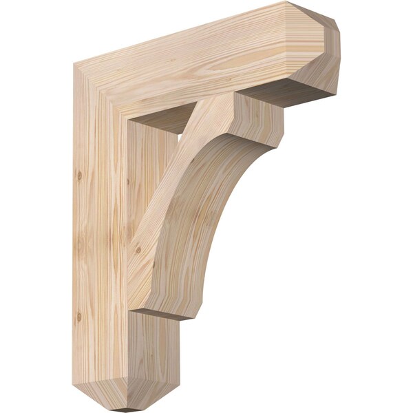 Ekena Millwork Legacy Craftsman Smooth Bracket, Douglas Fir, 5 1/2"W x 22"D x 26"H BKT06X22X26LEC04SDF - main